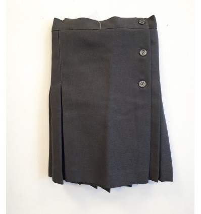 FALDA GRIS BOTONES