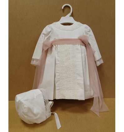 VESTIDO LINO Y CAPOTA